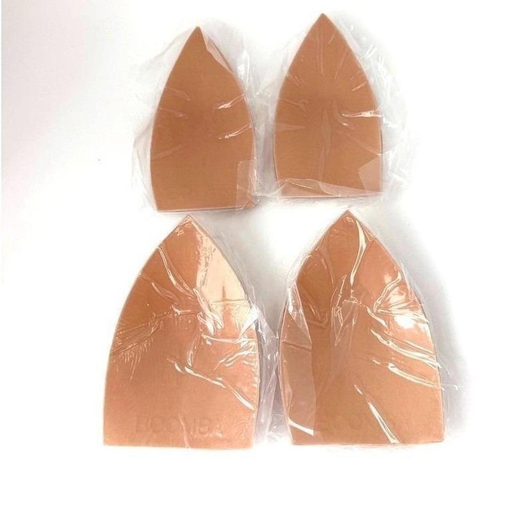 BOOMBA Micro Lift Inserts Beige Medium 2 Pairs Bikini Adhesive Bra Pads New,Open - Picture 2 of 5